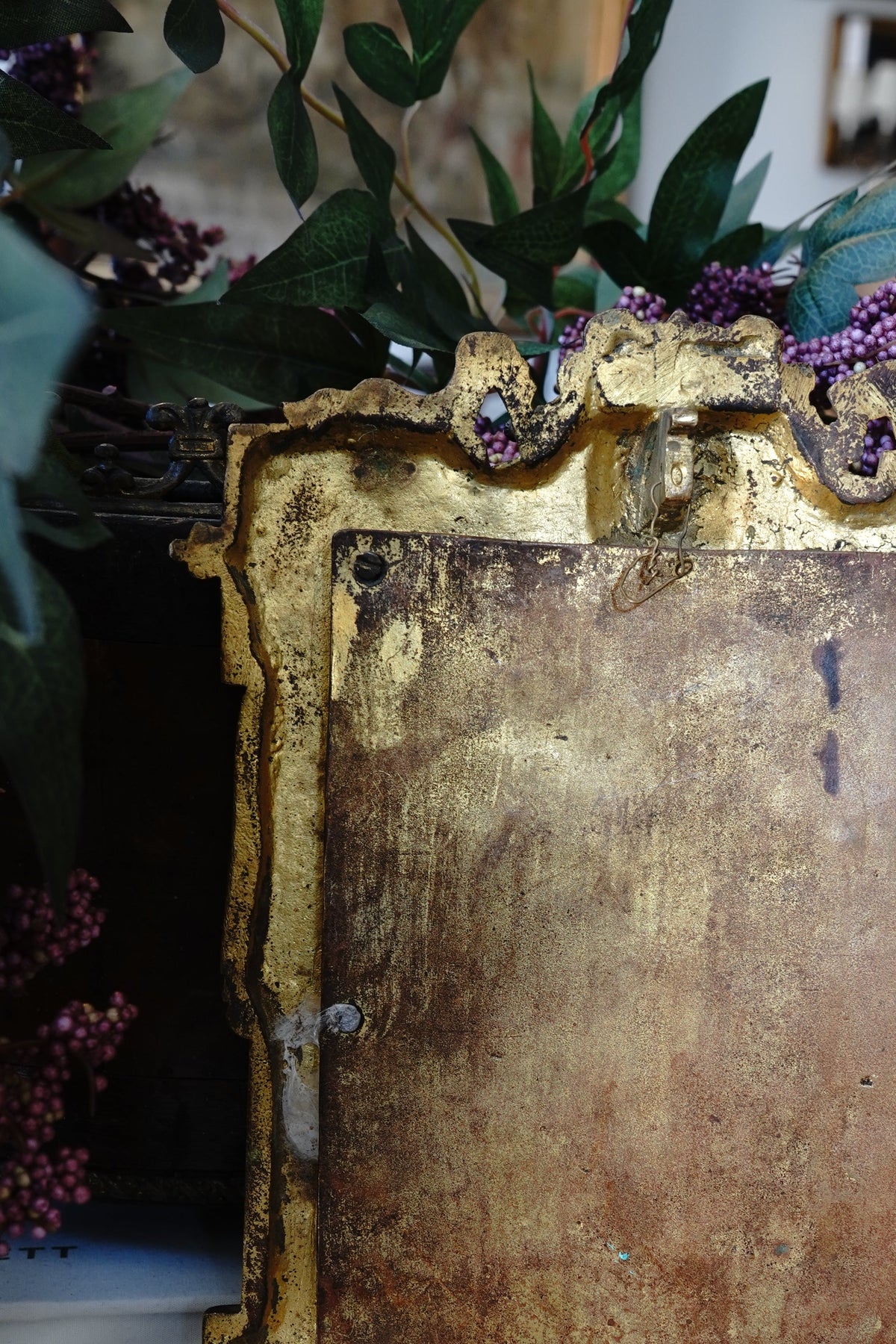 Antique French Gilt Bronze Empire Picture Frame