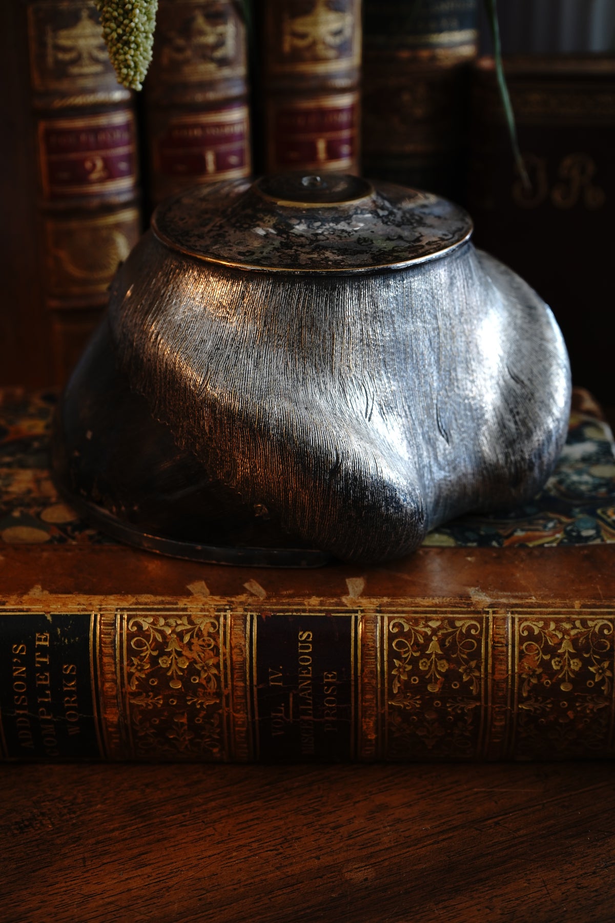 Antique Commemorative Horse Hoof Trophy (Norton)