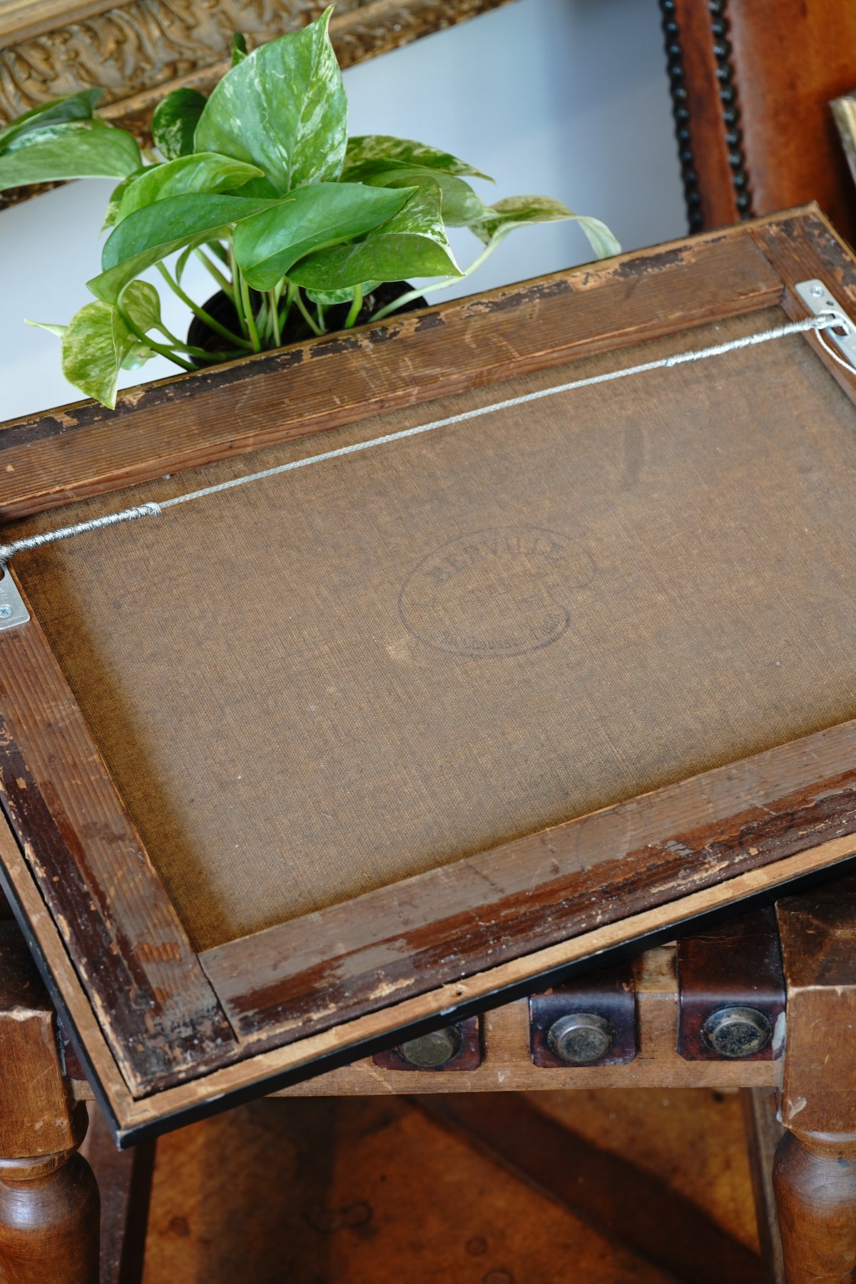 Antique Painting of Fish and Table Setting